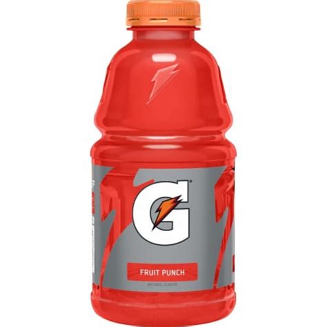 Gatorade Thirst Quencher Red Fruit Punch Electrolyte Enhanced Sports Drink 32 Fl Oz Smith’s