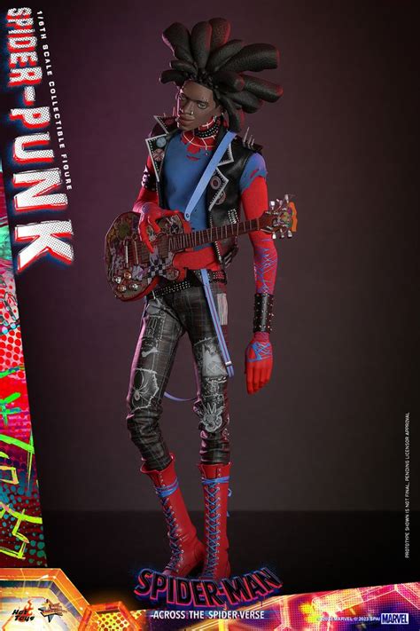 Spider Punk Sixth Scale Figure By Hot Toys In Spiderman Spider Verse Spiderman Comic