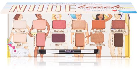 Thebalm Nude Beach Palette De Fards Paupi Res Notino Be
