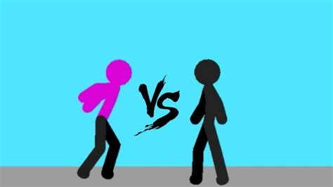 Purple Stickman Vs Toxic Stickman - YouTube