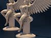 Archangel Of Serenity Pin Up Nude And Normal 3D Model 3D Printable