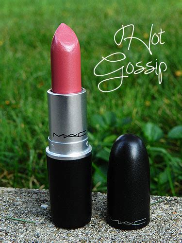 Makeup Tutorial Blogger MAC Hot Gossip Lipstick Review Photos And Swatches
