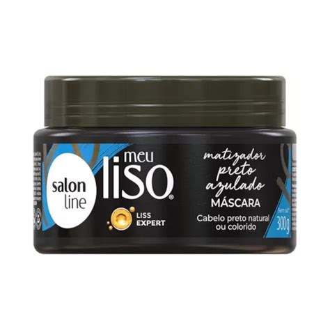 Mascara De Tratamento Salon Line G Meu Liso Matizador Preto