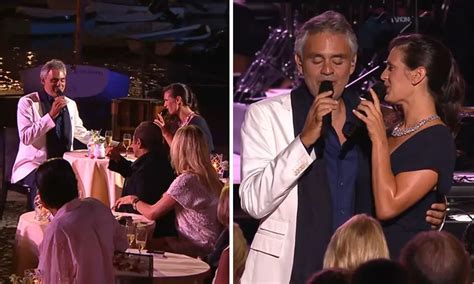 Andrea Bocelli And His Wife Share The Stage For A Romantic Duet