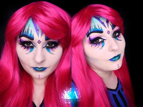 Glitter Monster Halloween Makeup W Tutorial By Katiealves On Deviantart