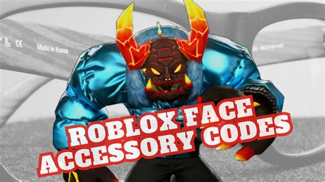 Full List Of Roblox Face Accessories And Ids Page 18