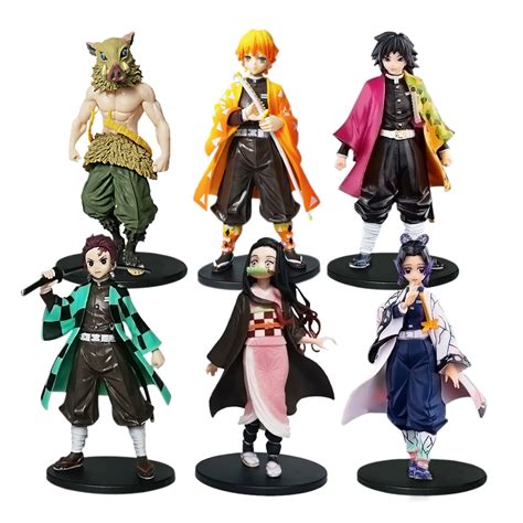 Buy Pcs Demons Slayer Action Figures Set Inch Anime Figure