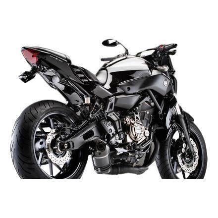 Passage De Roue Avec Support De Plaque BCD Noir Mat Yamaha MT 07 2014