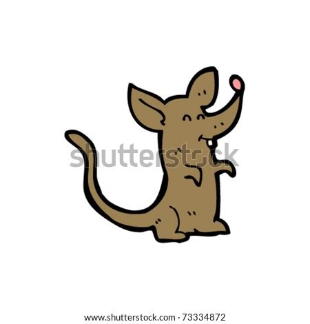 Brown Mouse Cartoon Stock Vector Illustration 73334872 : Shutterstock