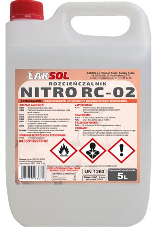 LAKSOL ROZCIEŃCZALNIK NITRO RC 02 5L za 44 65 zł z Włosań Allegro pl