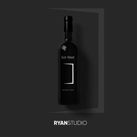 Minimal and Modern Wine Label Design by Aaron Graphic on Dribbble