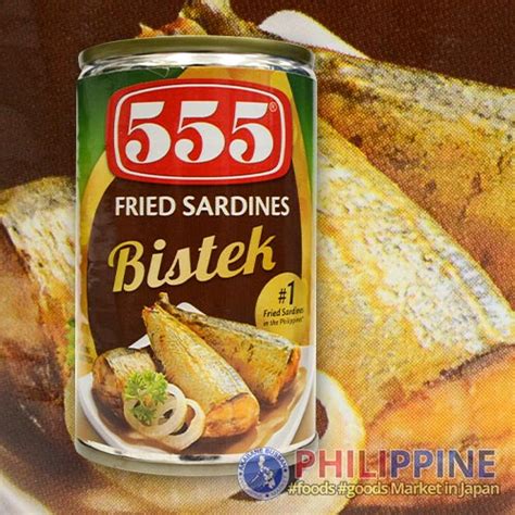 555 Sardines Fried Bistek 155g Akabane Bussan