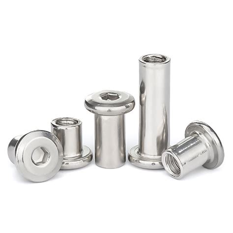 Barrel Nut Flat Head Hex Socket Sleeve Furniture Hardware China Sleeve Barrel Cap Nut And