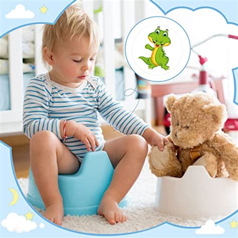 24 Pcs Potty Training Stickers Animal Potty Stickers Reusable Potty Training Reveal Stickers ...