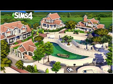 I Ve Built A Complete Town In Sims No Cc Speed Build Kate