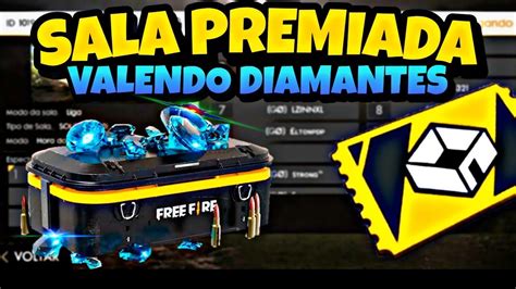 FREE FIRE AO VIVO X1 DOS CRIA SALA PERSONALIZADA PREMIADA YouTube