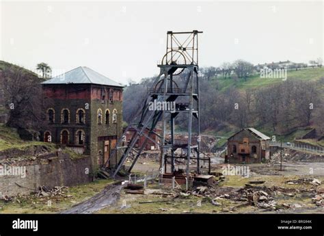 Tirpentwys Deep Coal Mine Derelict And Being Demolished Near Pontypool