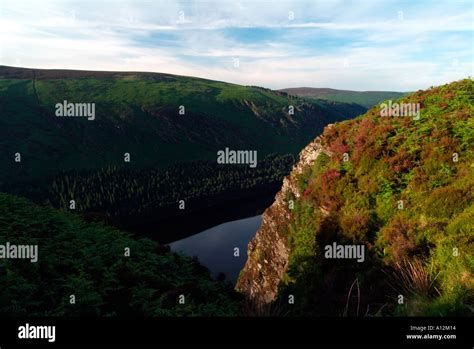 A Different View Of The Upper Lake In Glendalough County Wicklow