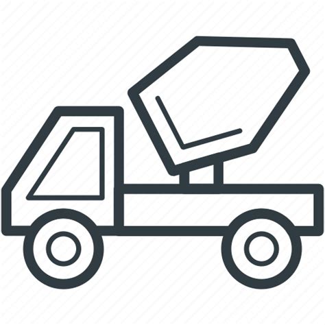 Concrete, concrete truck, construction truck, truck, vehicle icon - Download on Iconfinder