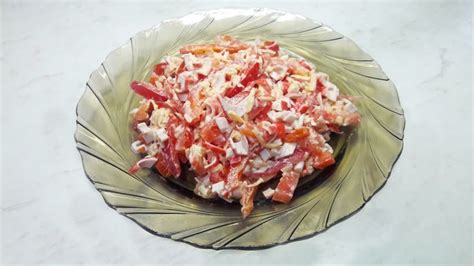 Салат красное море с крабовыми палочками - пошаговый рецепт с фото ...