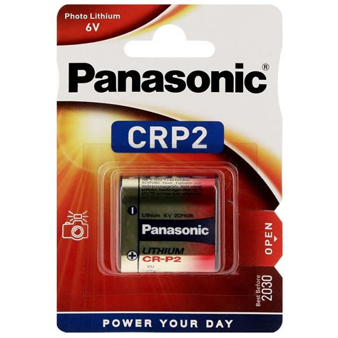 Pile Lithium Cr P P V Panasonic Photo Power Blister D Pile