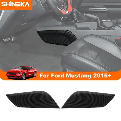 Shineka Abs Carbon Fiber Gear Shift Side Panel Decoration Cover For