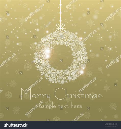 Vintage Christmas Card Christmas Wreath Christmas Stock Vector (Royalty ...