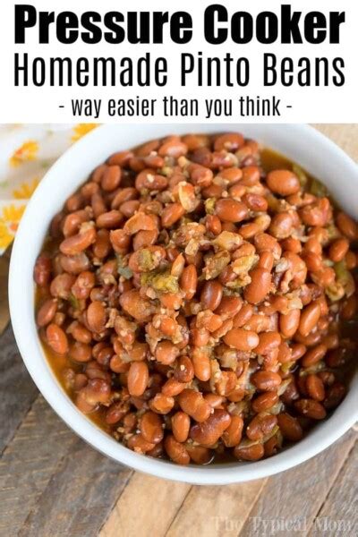 Ninja Foodi Pressure Cooker Pinto Beans No Soak Charro Beans