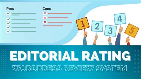 How To Use Editorial WordPress Review Plugin Rating Widget Pros