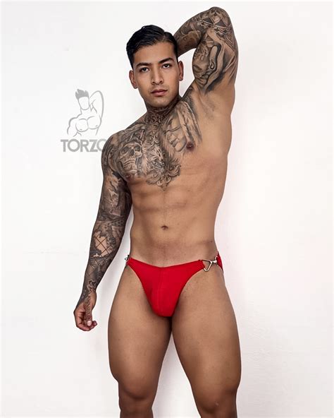 Ba Ador Bikini Con Broche Metalico Rojo Torzo Sexywear