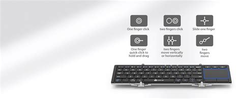 Amazon Iclever Foldable Keyboard Bk Foldable Bluetooth Keyboard