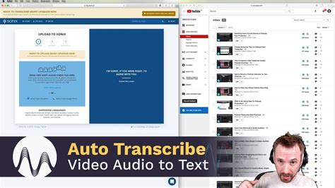 How To Automatically Transcribe Video Convert Audio To Text Youtube