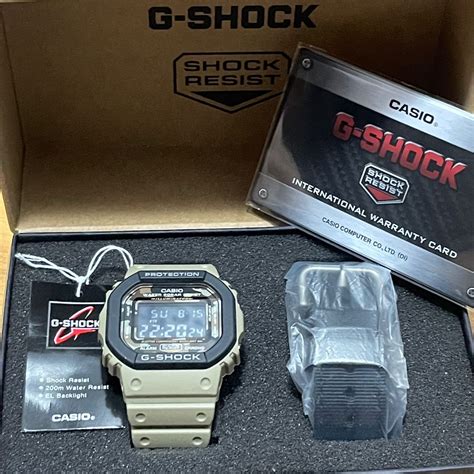 G Shock Gshock Casio Dw5610 Dw 5610 Sus Military Camo Brown Watch