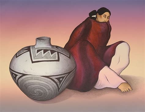 R C Gorman Anasazi Jar Renjeau Art Galleries