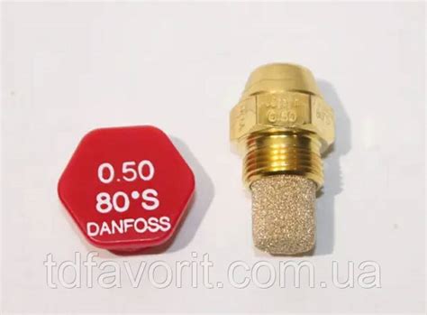 Купить Danfoss OD. 0,50 / 80° S форсунка нагревателя Master BV 80, цена ...