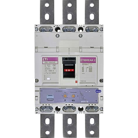 Intreruptor Automat MCCB 1000 ETI 4P 50kA Reglabil 1000A 004672212