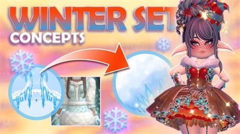 New Winter Halo And New Set Concepts Royale High Tea Youtube