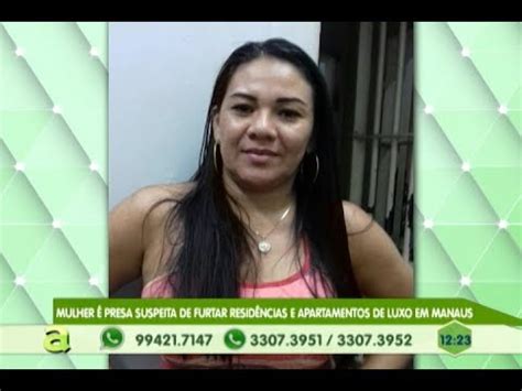 Mulher é presa suspeita de furtar residências e apartamentos de luxo em