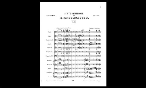 Beethoven Symphony No 8 — Timbre And Orchestration Resource