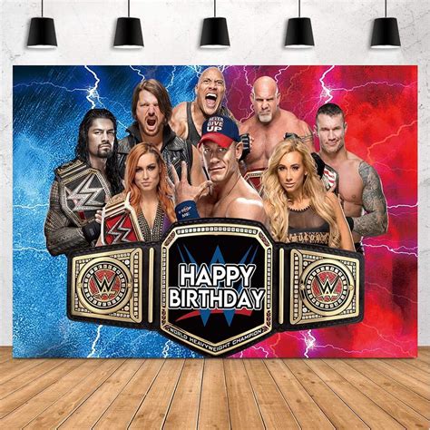 Wrestling Backdropwrestling Themes Party Background Photo Booth Banner