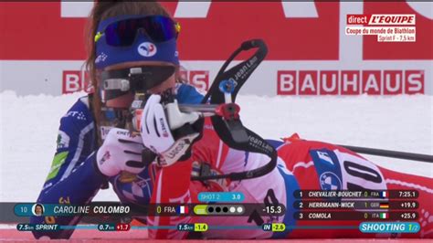 Le Replay Du Sprint Dames Au Grand Bornand Biathlon Coupe Du Monde