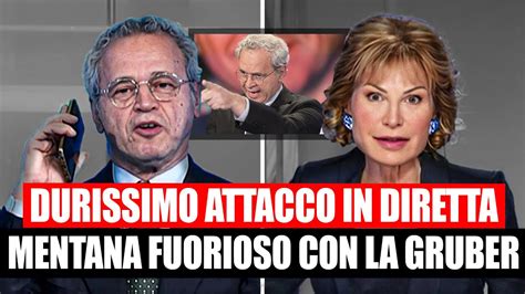 Enrico Mentana Attacca Duramente Lili Gruber Maeducata Arrivano Le