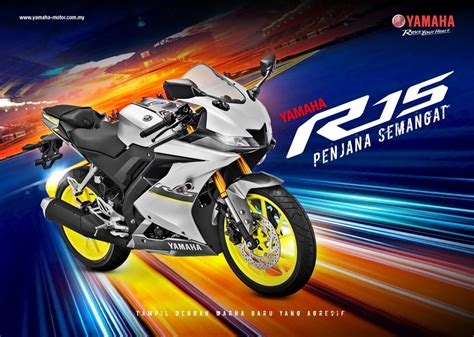 Yamaha Yzf R15 Dengan Warna Silver Baharu Harga Kekal Rm11988 • Motoqar