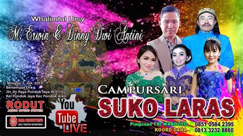 Live Streaming Campursari Suko Laras Live Pondok Aren Live