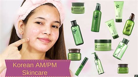 15 Steps Am To Pm Korean Skincare Routine With Innisfree Youtube