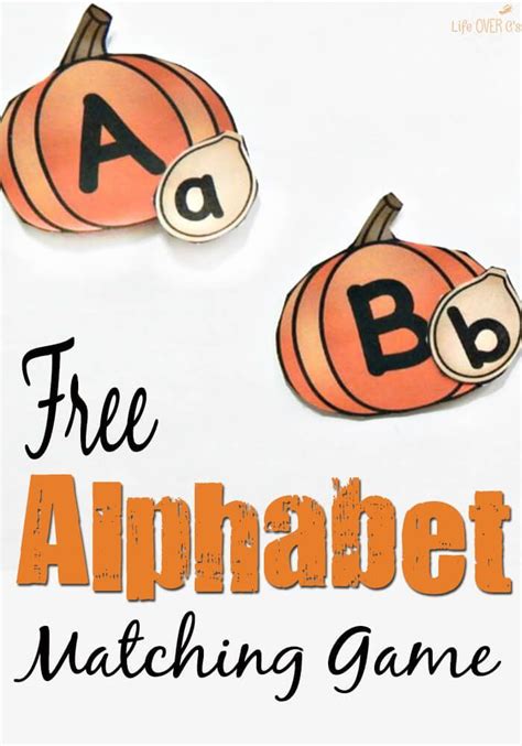 Fall Leaves Alphabet Matching Activity Preschool Literacy