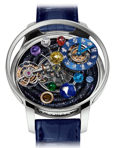 Đồng Hồ Jacob Co Astronomia Solar Planets Zodiac Grand Complication