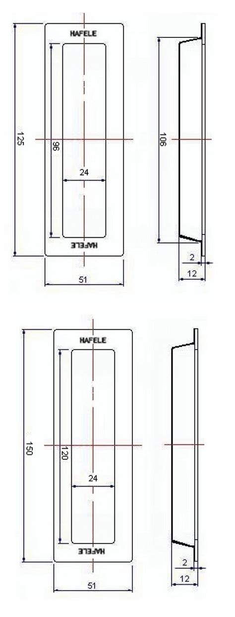 Door Flush Handle Stainless Steel Häfelehome Hpi