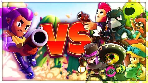 Brawl Stars Shelly Vs T M Karakterler Youtube