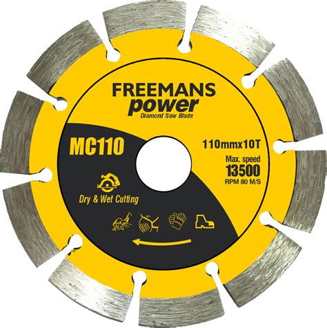 Freemans Diamond Saw Blade Versatile And Efficient Mc110